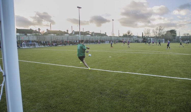 All-weather soccer pitch