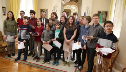 Students invited by French Ambassador