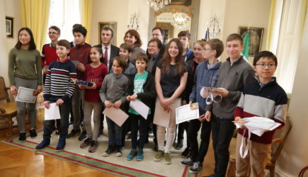 Gewinner beim französischen Botschafter eingeladen