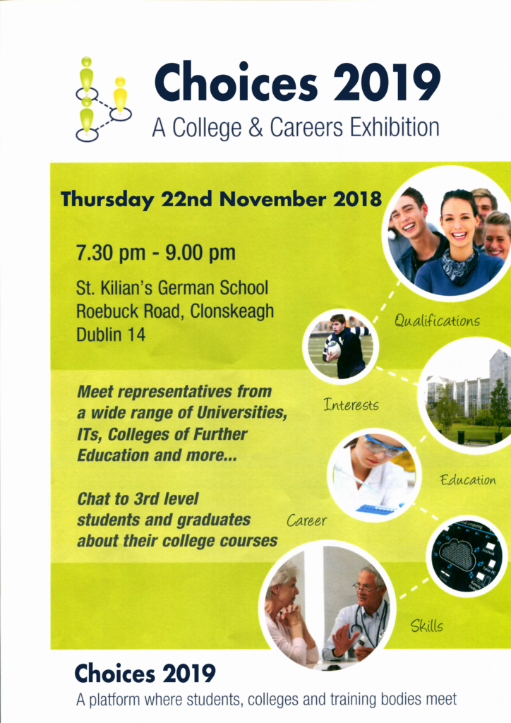 Choices 2019 Careers Fair at St. Kilian's German School