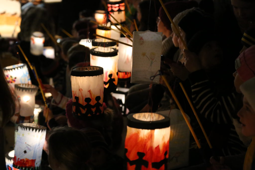 St. Martin's lanterns St. Kilian's Deutsche Schule Dublin