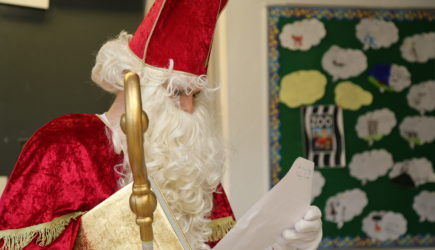 Saint Nicholas visits St. Kilian’s