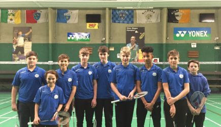 Eurocampus-Badmintonteams im Leinster-Finale