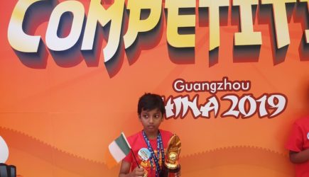 Runner-up in international arithmetic competition