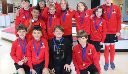 Primary boys hockey team wins the final of the Leinster Under 12 Schoolboy Hockey