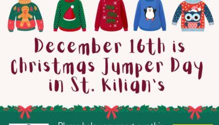 Christmas Jumper Tag in St. Kilian’s