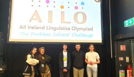 5 finalists representing St Kilian’s at the All Ireland Olympiad Final 2023