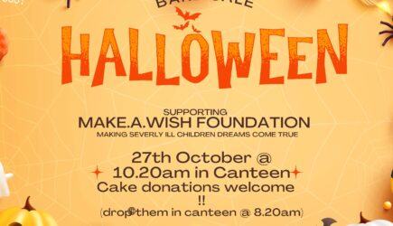 Spooky Halloween Bake Sale in aid of the Irish Red Cross and the Make-A-Wish Children’s Charity
