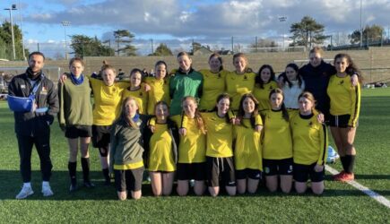 St. Kilian’s Senior Girls’ football team made it to the Leinster Final 