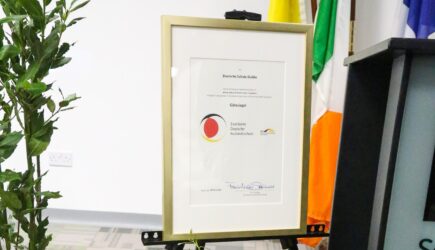 St. Kilian’s Deutsche Schule Dublin feiert die Verleihung des Qualitätssiegels “Exzellente Deutsche Auslandsschule”