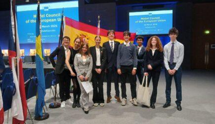 European Union / MUN club students thrive at Model European Council and Model UN events