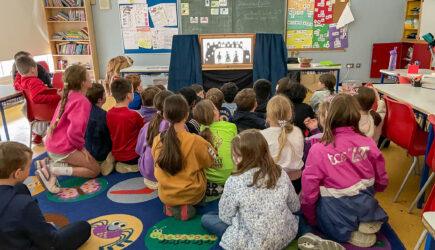 Third Class children enjoy a Magical Shadow Theatre Experience and Workshop