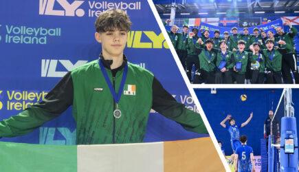 Riccardo Curci 9th Class Helps Ireland to Second Place at U18 Volleyball Championship