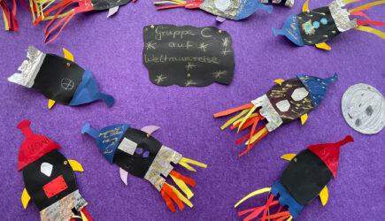 Kindergarten und Vorschule erkunden das Universum