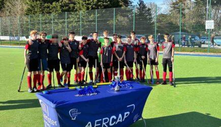 Winners of the Leinster Junior Schoolboys Hockey Trophy