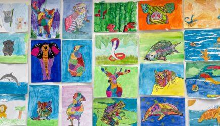 Die St. Kilian’s Grundschule gewinnt den ‘Best-Over-All’-Schulpreis beim Edyta Keeling Kunstwettbewerb