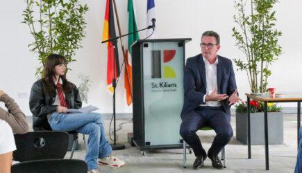 MEP Aodhán Ó Ríordáin Visits St. Kilian’s